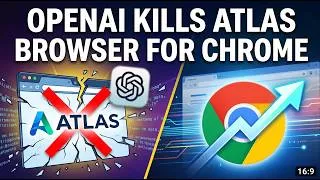Thumbnail: OpenAI Shuts Down Atlas Web Browser - ChatGPT Updates