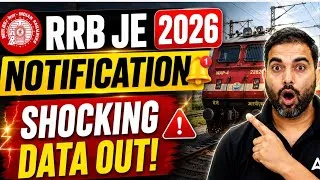 Thumbnail: RRB JE 2026 Notification 🔥 Official Data Analysis | Expected Vacancy, Eligibility & Complete Update