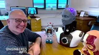 Thumbnail: Ameca vision and voice cloning