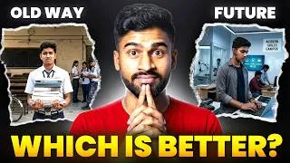 Thumbnail: New Age vs Traditional Colleges – Which Is Better? | Honest Review in Kannada‼️