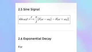 Thumbnail: EC25C04 UNIT 3 Fourier transform of aperiodic signals, standard signals and periodic signals