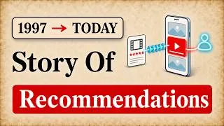 Thumbnail: 30 Years of Recommendation Systems - From MovieLens to TikTok (Visual Breakdown)
