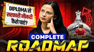 Thumbnail: Diploma Ke Baad Sarkari Naukri Kaise Paaye? 🏛️ Complete Roadmap for Diploma Students!