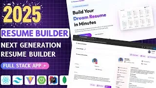 Thumbnail: Full‑Stack Resume Builder Tutorial (React + Spring Boot) — Razorpay Payments, JWT Auth, PDF Download