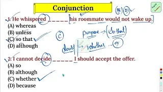 Thumbnail: conjunction practice set (9) for All exams #board& competitive  #englishacademybydeepakkr