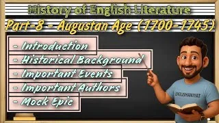Thumbnail: Augustan Age || History of English Literature || part 8 || Detailed video in hindi and english.