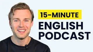 Thumbnail: Speak English With Me: 15-Minute English Podcast (Real-Life Listening Practice)
