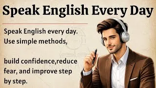 Thumbnail: How to Speak English Every Day | Improve Your English Fluency ✅️ | English Learning Practice 