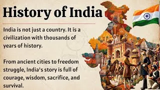 Thumbnail: The Full History Of India | Learn English Through Story Level 2 🔥 | Improve Your English Fluency ✅️