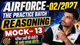 Thumbnail: AirForce Agniveer 02/2027 Reasoning Mock Test 12 | Most Expected Questions &Tricks 2027 By Robin Sir