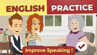 Thumbnail: English Speaking Practice for Beginners | Shadowing English Conversation Daily ❤️