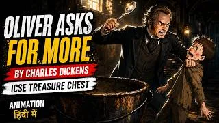 Thumbnail: Oliver Asks for More ICSE Class 9 | 2026-27 | Animation | One Shot | Treasure Chest English For All