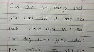 Thumbnail: Inspirational Cristian  Quotes - Typewriter Font | Inspiration Quotes | English handwriting
