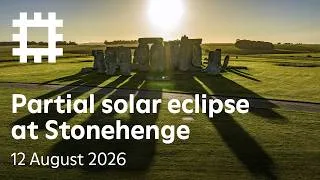 Thumbnail: Partial solar eclipse at Stonehenge 2026