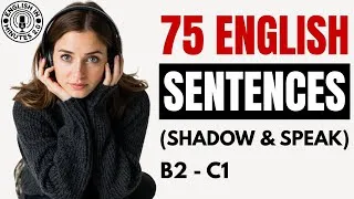 Thumbnail: Improve English Speaking With Shadowing Practice | B2 & C1 Daily English Listening Practice Podcast