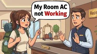 Thumbnail: At The Hotel | Daily English Conversations | Slow Speaking Practice for Beginners
