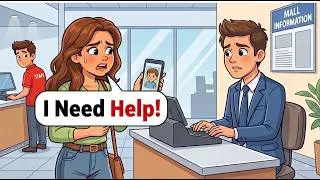Thumbnail: At The Mall | Daily English Conversations | Slow Speaking Practice for Beginners