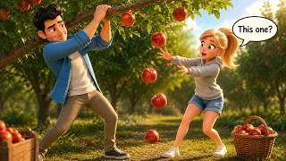 Thumbnail: 🍎 Apple Picking in America: Paying by the Bag | Slow and Easy English Story for Beginners