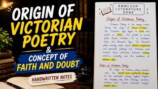 Thumbnail: Victorian Poetry | Origin of Victorian Poetry | Concept of Faith and Doubt | MJC 10 | Semester 6