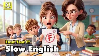 Thumbnail: Lily Forgot About The Test... Then She Got An F!  | Slow English Listening for Beginners (A1 - A2)