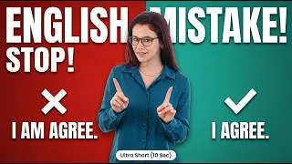 Thumbnail: I Am Agree? Say This Better English Phrase