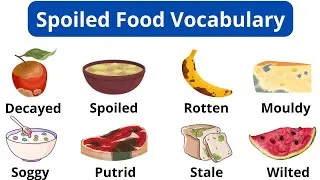 Thumbnail: Spoiled Food Vocabulary in English | Food Vocabulary