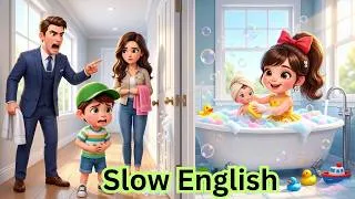 Thumbnail: Alex Can't Wait! 😭| Slow English Listening Story | Easy English Listening for Beginners (A1–A2)