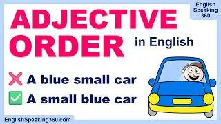 Thumbnail: Adjective Order in English: The Easy OSAShCOMP Rule + 4 Simple Tips