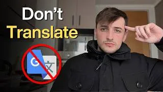 Thumbnail: How To Stop Translating In Your Head In English 🇬🇧