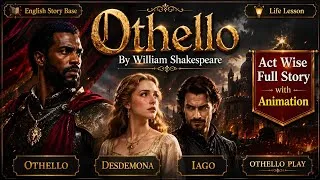 Thumbnail: Othello by William Shakespeare | Act Wise Full Story Explained #englishstory #moralstory #othello