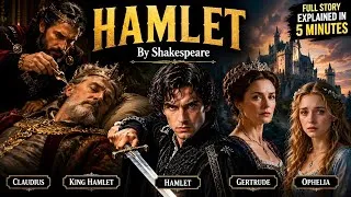Thumbnail: Hamlet by William Shakespeare | Full Story Explained in 5 Minutes #englishstory #moralstory #hamlet