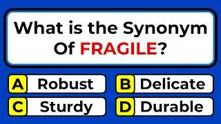 Thumbnail: Only Geniuses Score 30/30 On This Synonym Quiz Challenge