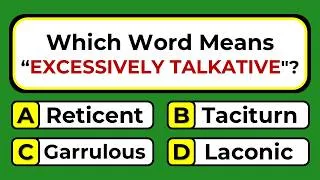Thumbnail: 99% Fail This Word Vocabulary Test | Can You?