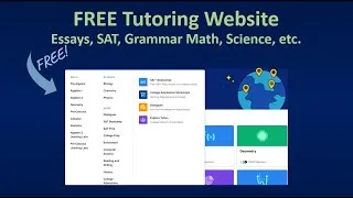 Thumbnail: Schoolhouse World - FREE Tutoring for Essays, Grammar, SAT, Math, Etc.