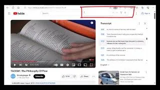 Thumbnail: How to Search for Topics in a Youtube Transcript