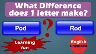 Thumbnail: Pod vs Rod: Learn the Difference Between These Two English Words