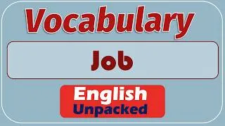 Thumbnail: Job Meaning in English: Definitions, Examples, and Everyday Use