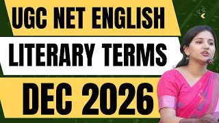 Thumbnail: 30 Most Important Literary Devices for UGC NET English | Literary Terms Explained with Examples 