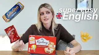 Thumbnail: Learn English while Trying British Snacks