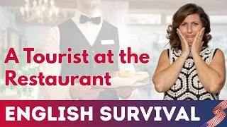Thumbnail: 🎧 ENGLISH SURVIVAL - Wrong Order at the Restaurant! What Do You Say?