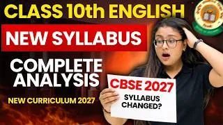 Thumbnail: CBSE Class 10 English New Syllabus 🚨 New Curriculum & Exam Pattern | CBSE 2027 | Nikita Singh