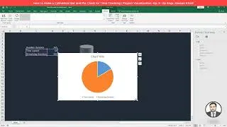 Thumbnail: How to Make a Cylindrical Bar and Pie Chart for Time Tracking | Project Visualization -Ep. 5