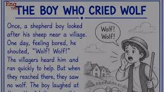 Thumbnail: Moral story: The boy who cried wolf | story | English story | short story | Eng Teach 