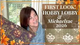 Thumbnail: FIRST LOOK! Hobby Lobby & Michaels Fall Decor 2026 Shop With Me & HAUL 🍁