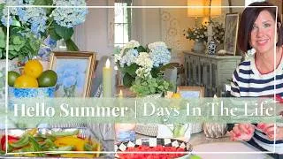 Thumbnail: Cozy Days in the Life: Welcoming Summer with Peach Sun Tea, Fresh Summer Foods & Grilling