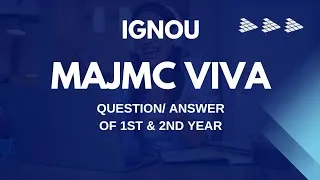 Thumbnail: Ignou MAJMC 2nd Year Viva Questions | Mjml022 | MJMP