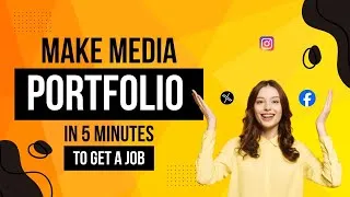 Thumbnail: Make Portfolio Easily using Canva | 2025