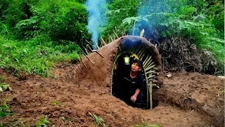 Thumbnail: ​24 Hours Survival in a Handmade Underground Clay Shelter