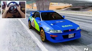 Thumbnail: Subaru 22B Rally - VehFuncs GTA San Andreas 🚗 LOGITECH G29 ENB GRAPHIC REVIEW