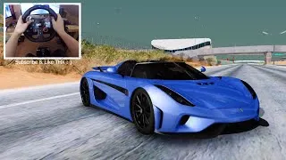 Thumbnail: Koenigsegg Regera GTA San Andreas 🚗 LOGITECH G29 ENB GRAPHIC REVIEW